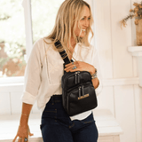 Criss-Cross Sling in Ebony by Petunia Pickle Bottom