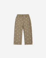 Barrel Pant || Embroidered Daisies by Rylee + Cru