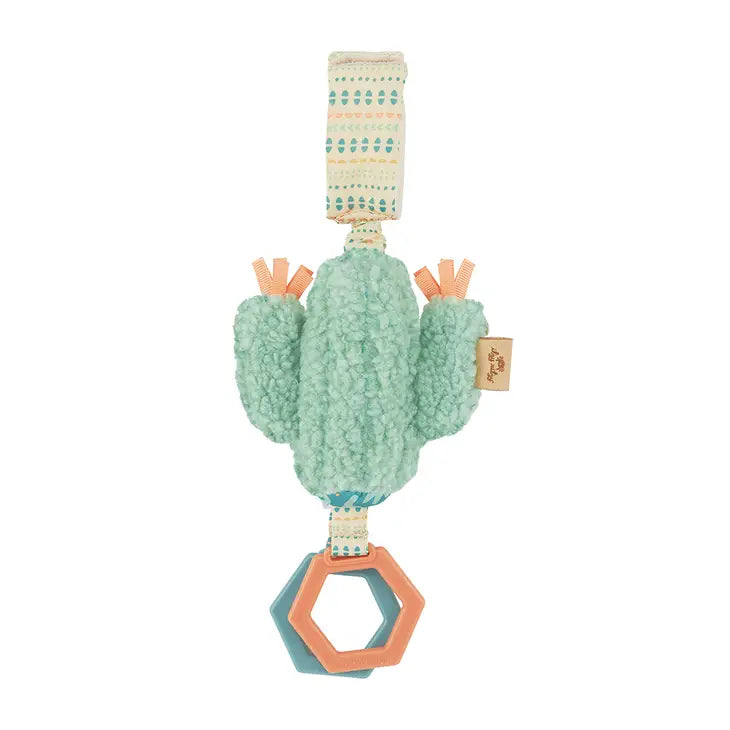 Itzy Friends Ritzy Jingle™ Attachable Travel Toy in Cactus by Itzy Ritzy