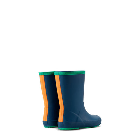 Kids First Classic Rain Boots- Dark Blue Colorblock by Hunter Boots
