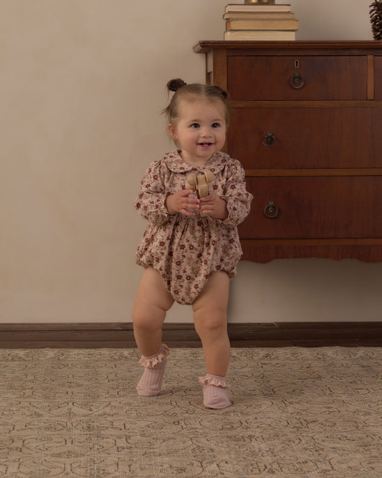Cora Romper || Pink Floral by Rylee + Cru