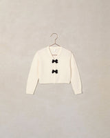 Bow Cardigan || Ivory by Noralee