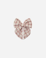Bow || Christmas Plaid by Quincy Mae