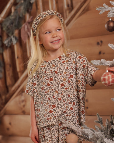 Padded Headband || Holiday Floral by Rylee + Cru
