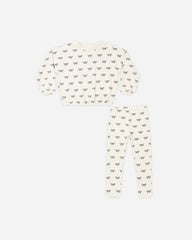 Spongey Knit Set || Evergreen Bows by Rylee + Cru