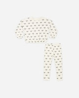 Spongey Knit Set || Evergreen Bows by Rylee + Cru