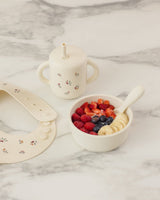 Mushie x Quincy Mae Feeding Kit || Heart Ditsy