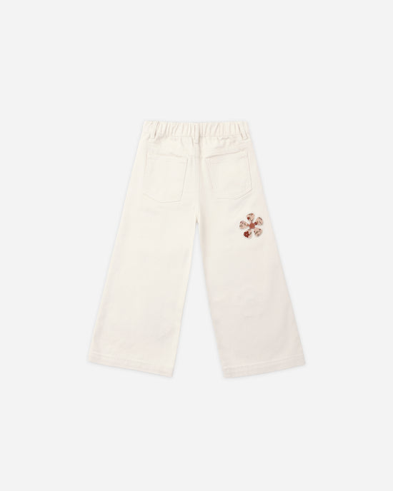 Straight Leg Pant || Daisy Patches by Rylee + Cru