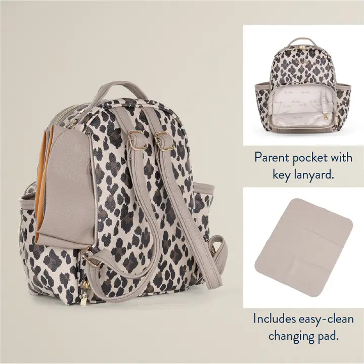 Leopard Itzy Mini Plus™ Backpack Diaper Bag by Itzy Ritzy