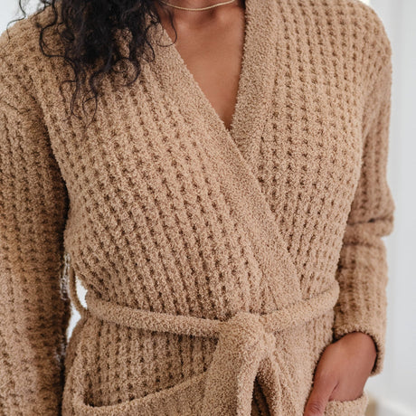 Waffle Knit Robe - Allspice by Saranoni