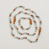 Baltic Sea Amber + Natural Gemstone || Beaded Necklace by CanyonLeaf