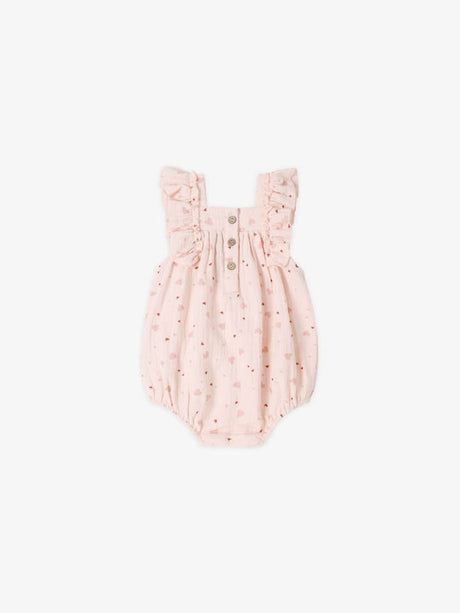 Maya Romper || Heart Confetti by Quincy Mae