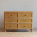Namesake Marin with Cane 6-Drawer Dresser