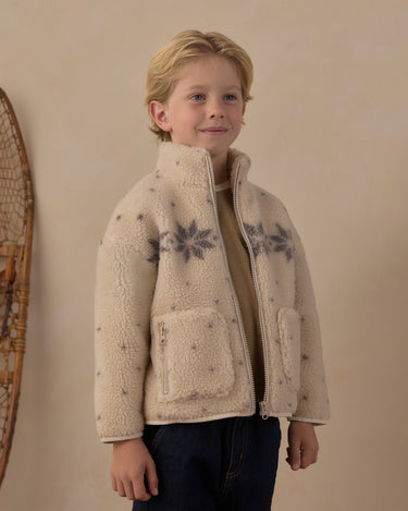 Felix Jacket || Natural Fair Isle by Rylee + Cru