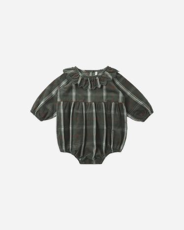 Freya Romper || Holiday Plaid by Rylee + Cru