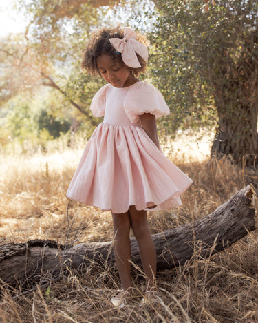 Everly Bow || Rose Shimmer by Noralee