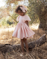 Everly Bow || Rose Shimmer by Noralee
