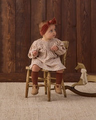 Velour Bow Headband || Redwood by Quincy Mae