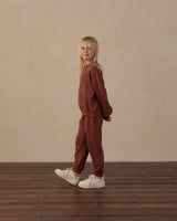 Baggy Sweatpant || Brick by Rylee + Cru