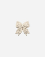 Crochet Bow || Natural by Quincy Mae
