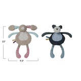 Plush Animal Sensory Toy by Creative Co-Op