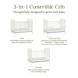 Namesake Abigail 3-in-1 Convertible Crib