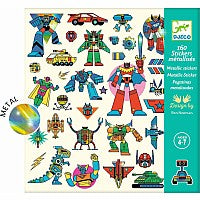 Stickers 160 ct - Robots by Djeco