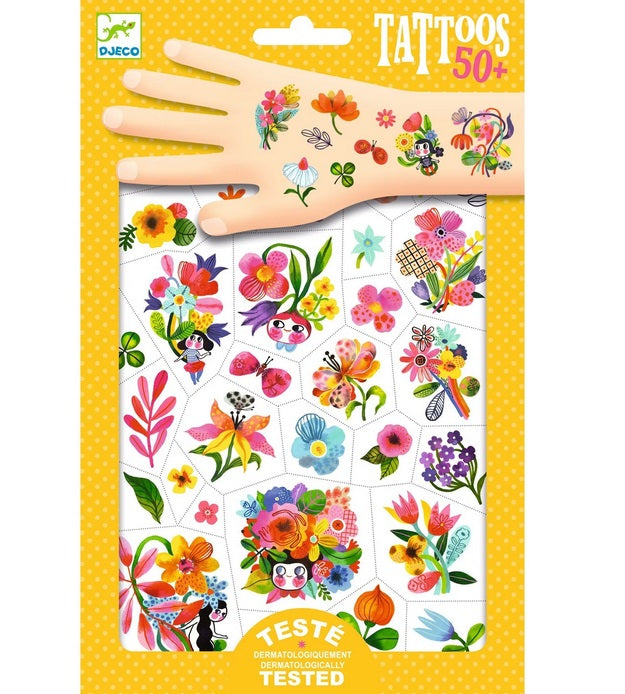 Aqua Flor Tattoos by Djeco