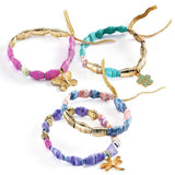 DIY Paper Beads Stylish & Golden Bracelet Set by Djeco