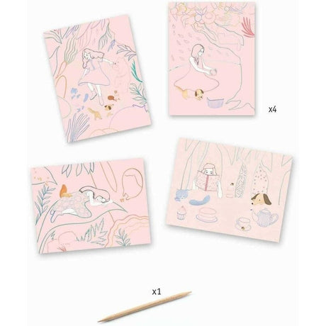 Scratch Cards - The Picnic by Djeco