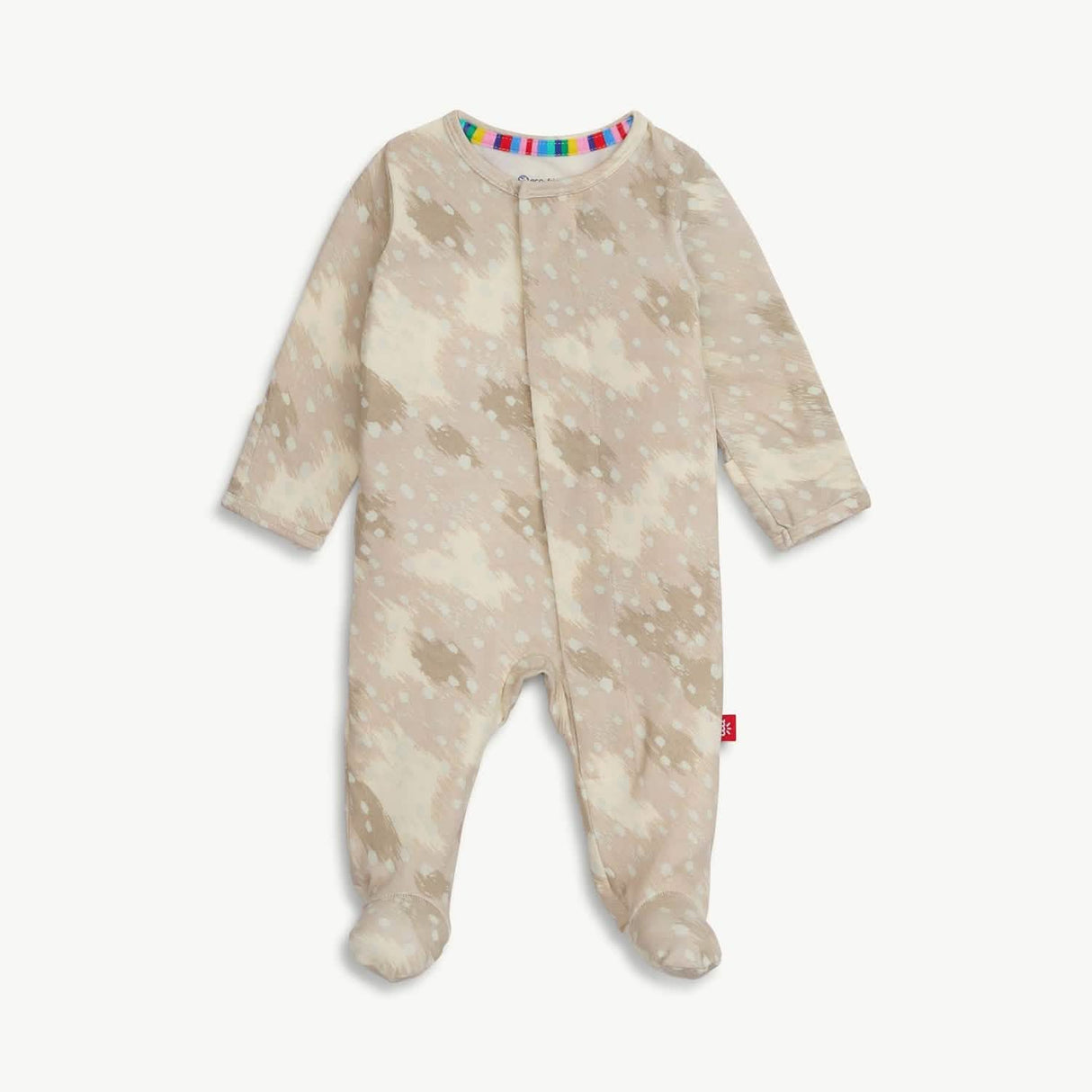 doeskin tan modal magnetic parent favorite footie by Magnetic Me