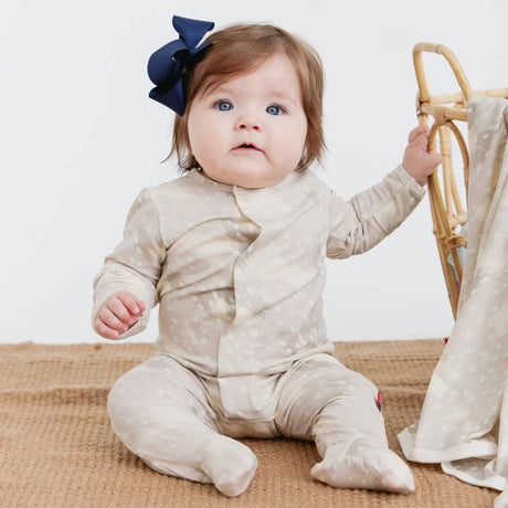 doeskin tan modal magnetic parent favorite footie by Magnetic Me