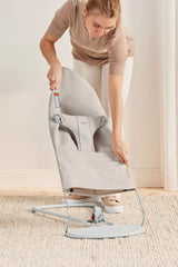 Bouncer Bliss - 3D Jersey in Light Beige by BabyBjorn