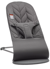 Bouncer Bliss - Cotton Petal Quilt in Anthracite by BabyBjorn