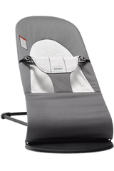 Bouncer Balance Soft - Cotton/Jersey in Dark Gray/Gray by BabyBjorn