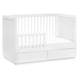 Babyletto Bento 3-in-1 Convertible Storage Crib with Toddler Bed Conversion Kit