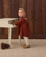 Velour Baby Dress || Redwood by Quincy Mae