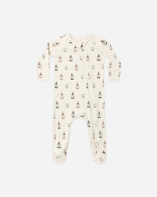 Bamboo Zip Footie || Costume Kittens by Quincy Mae