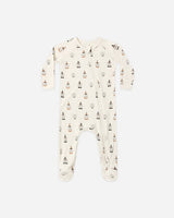 Bamboo Zip Footie || Costume Kittens by Quincy Mae