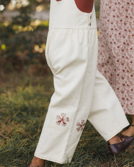 Wide Leg Overall || Daisy Patches by Rylee + Cru