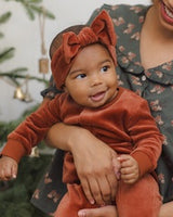 Hidden Snap Footie || Redwood by Quincy Mae