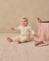 Ribbed Baby Jumpsuit || Fall Ditsy by Quincy Mae