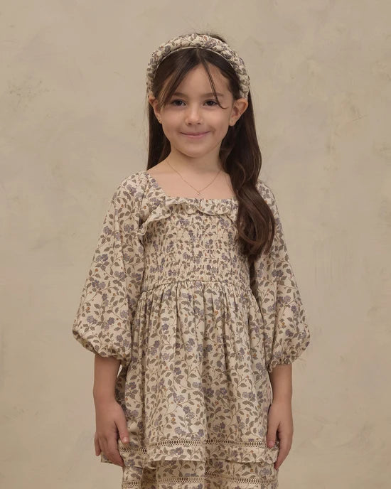 Elodie Dress || Blue Garden by Noralee