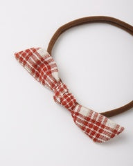 Little Knot Headband || Vintage Plaid by Rylee + Cru