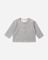 Rory Shirt || Midnight Gingham by Quincy Mae