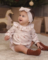 Velour Bow Headband || Red Bows by Quincy Mae