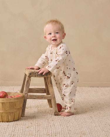 Pocketed Woven Jumpsuit || Apples by Quincy Mae