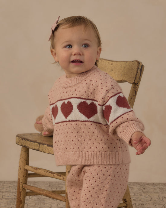 Reagan Sweater || Hearts by Rylee + Cru
