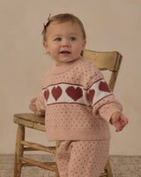 Reagan Sweater || Hearts by Rylee + Cru