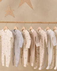 Zip Long Sleeve Sleeper || Squirrel by Quincy Mae